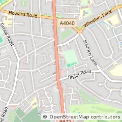 Map of Birmingham, West Midlands