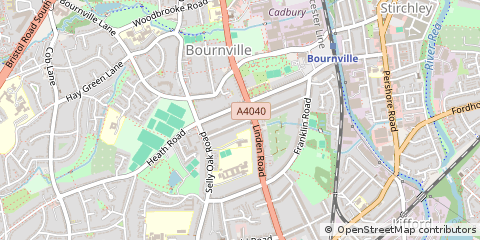 Map of Birmingham, West Midlands