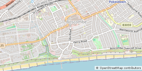 Map of Bournemouth
