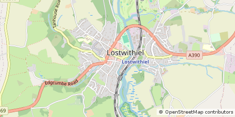 Map of Lostwithiel