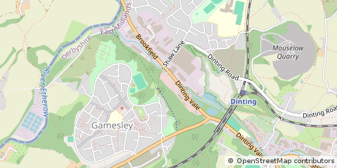 Map of Glossop, High Peak