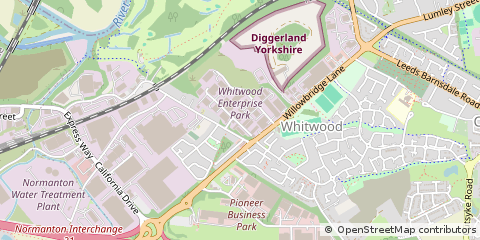 Map of Castleford