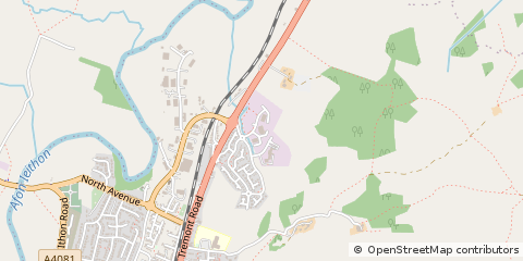 Map of Stoke-on-Trent, Staffordshire
