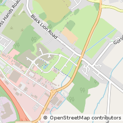 Map of Llanelli, Carmarthenshire