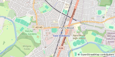 Map of Manchester