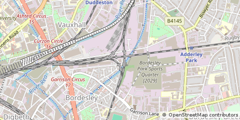 Map of Birmingham