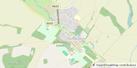 Map of Huntingdon, Cambridgeshire