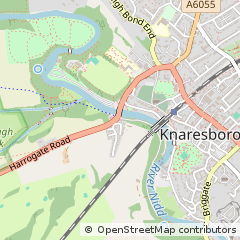 Map of Knaresborough, North Yorkshire