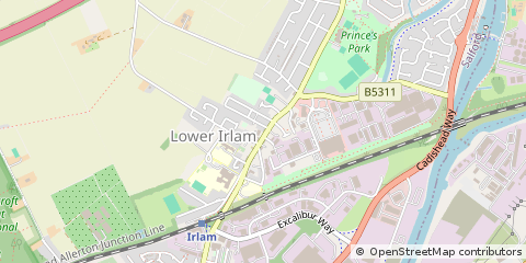 Map of Manchester