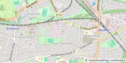 Map of Coatbridge