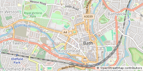 Map of Bath