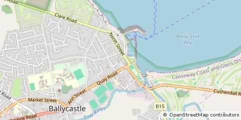 Map of Ballycastle, Co Antrim