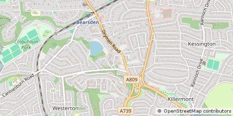 Map of Glasgow