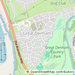 Map of Bedford, Bedfordshire