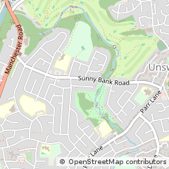 Map of Bury, Lancashire