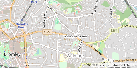 Map of Bromley