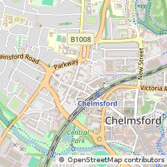 Map of Chelmsford, Essex