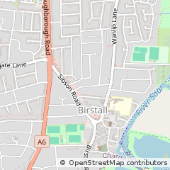 Map of Leicester