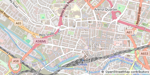 Map of Leeds