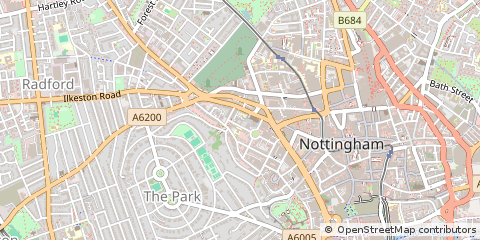 Map of Nottingham