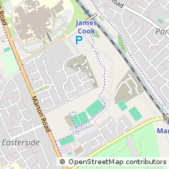 Map of Marton, Middlesbrough