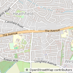 Map of Fareham, Hampshire