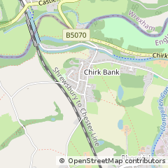 Map of Wrexham, Wrexham County Borough