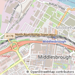 Map of Middlesbrough