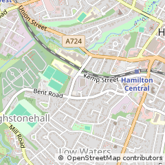 Map of Lanarkshire