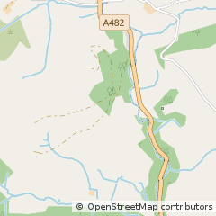 Map of Llanwrda