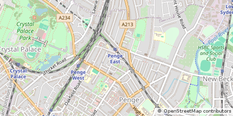 Map of London.