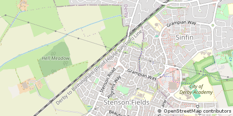 Map of Derby