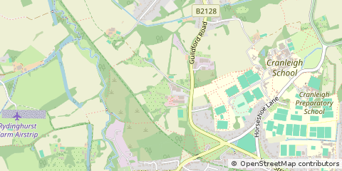 Map of Cranleigh, Surrey
