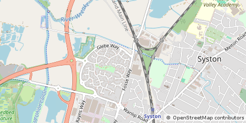 Map of Leicester