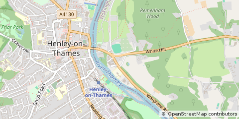 Map of Henley-on-Thames, Oxfordshire