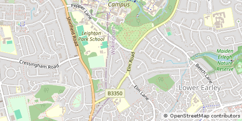 Map of Reading