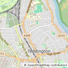Map of Teddington