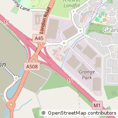 Map of Northampton, Northamptonshire