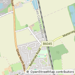 Map of Retford, South Yorkshire
