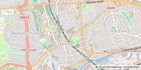 Map of Nottingham