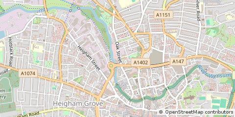 Map of Norwich