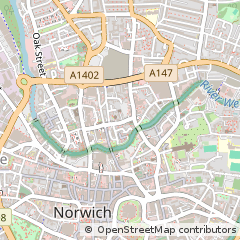 Map of Norwich, Norfolk
