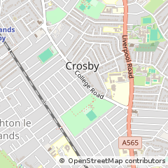 Map of Liverpool, Merseyside
