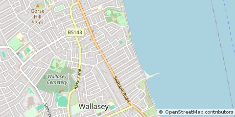 Map of Wallasey