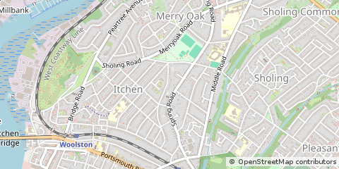 Map of Southampton