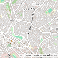 Map of Torquay, Devon