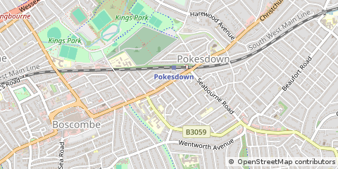 Map of Bournemouth