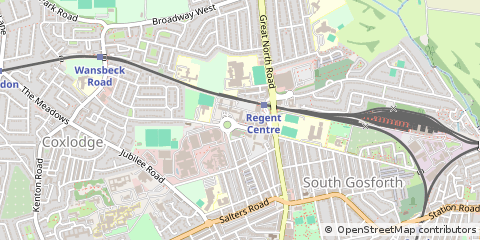 Map of Newcastle Upon Tyne