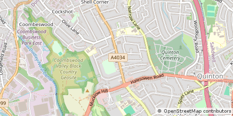 Map of Halesowen