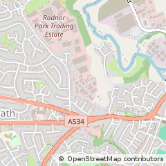 Map of Congleton, Cheshire